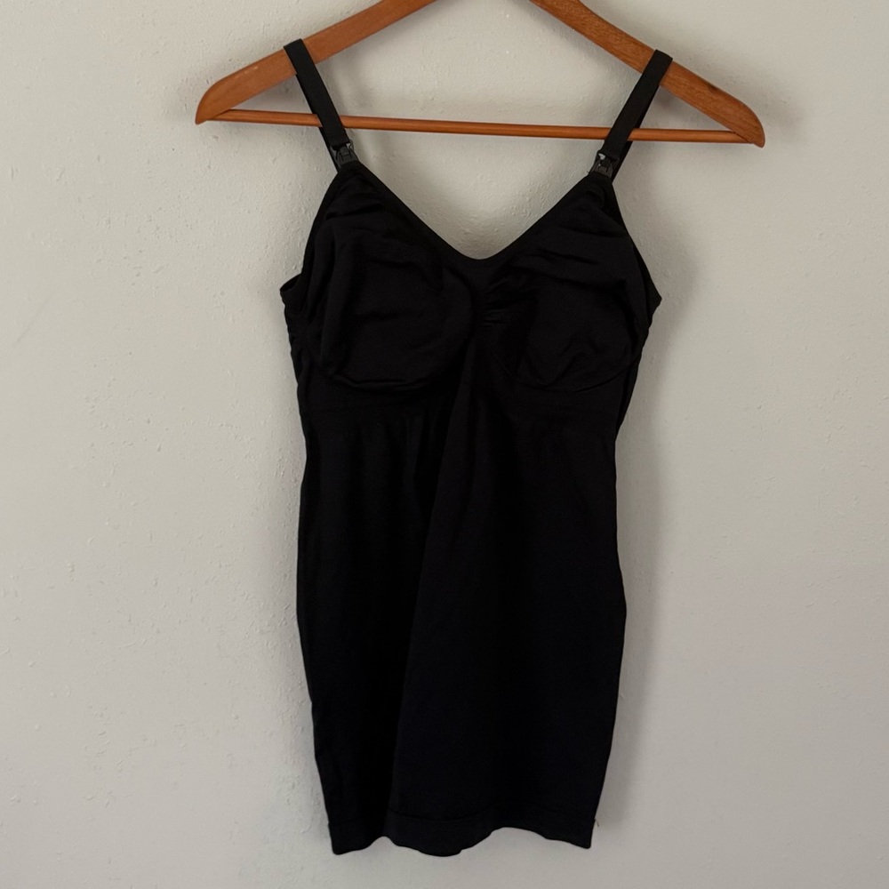 Kindred Bravely Simply Sublime Maternity & Nursing Tank Black Size Large